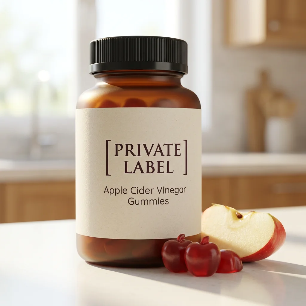 Apple Cider Vinegar Gummies private label mockup