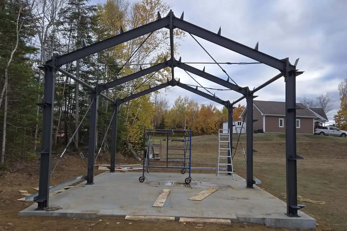 Canada Steel Frame Installation