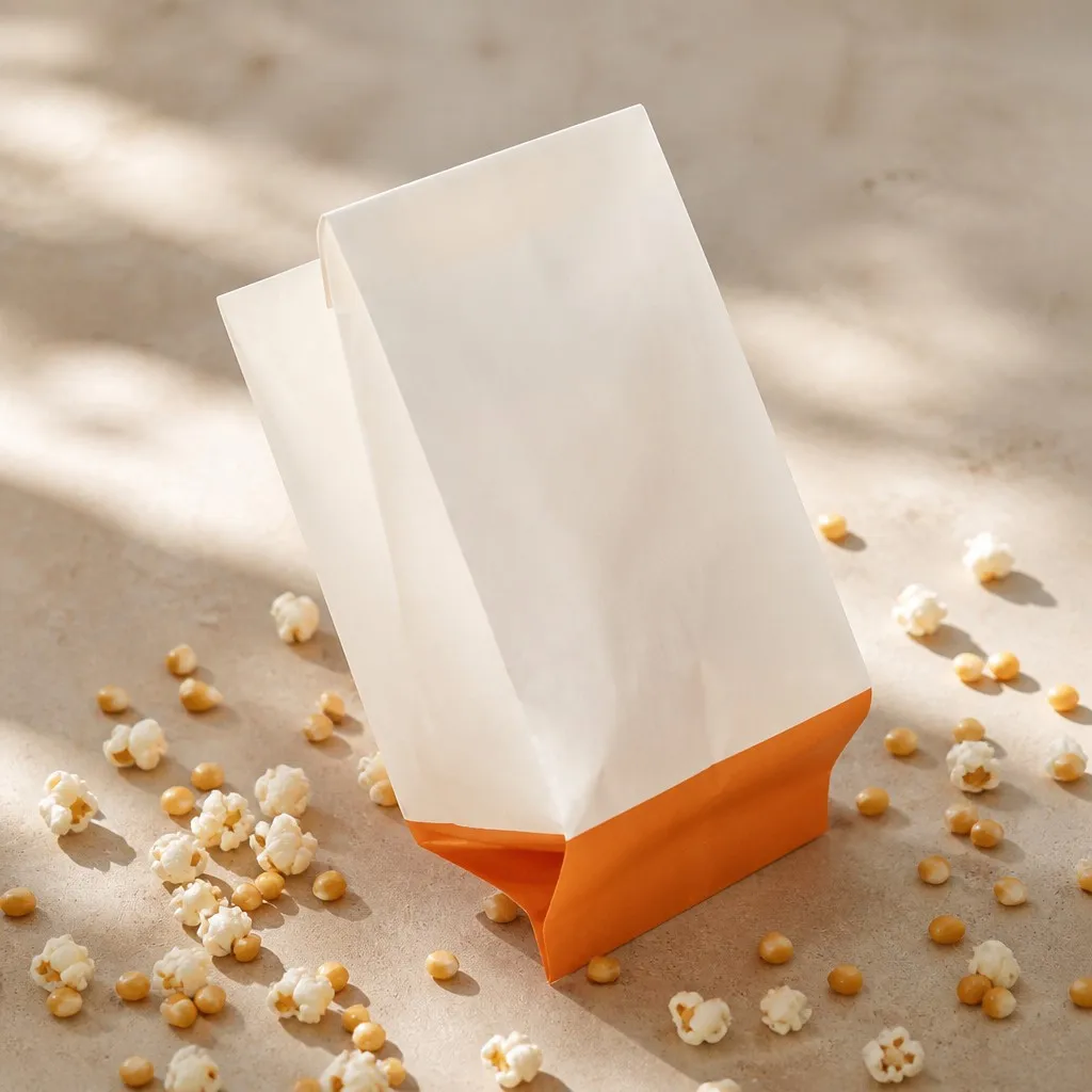 Microwave Popcorn Paper Bag view 2