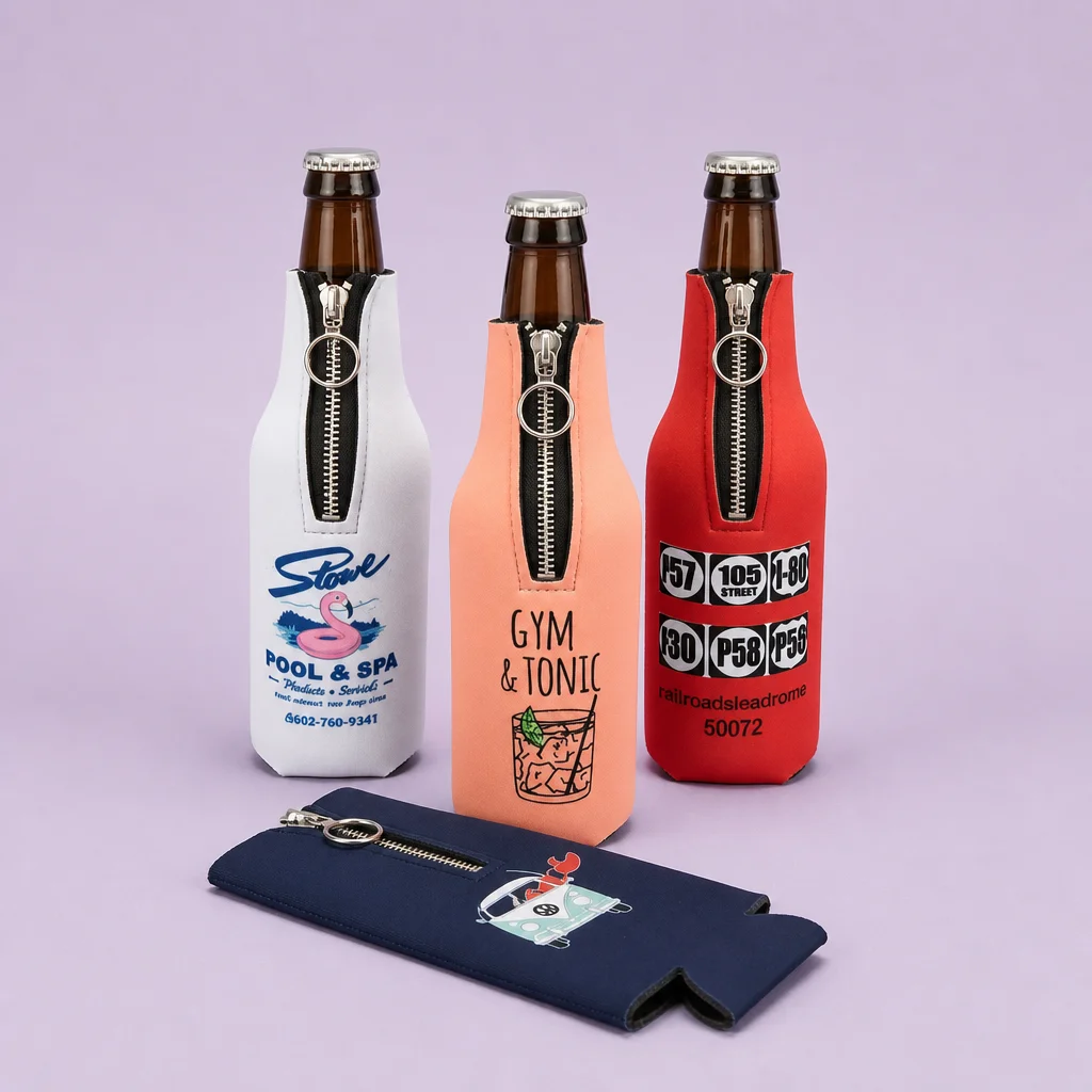Beer Bottle Zip-Up Jacket