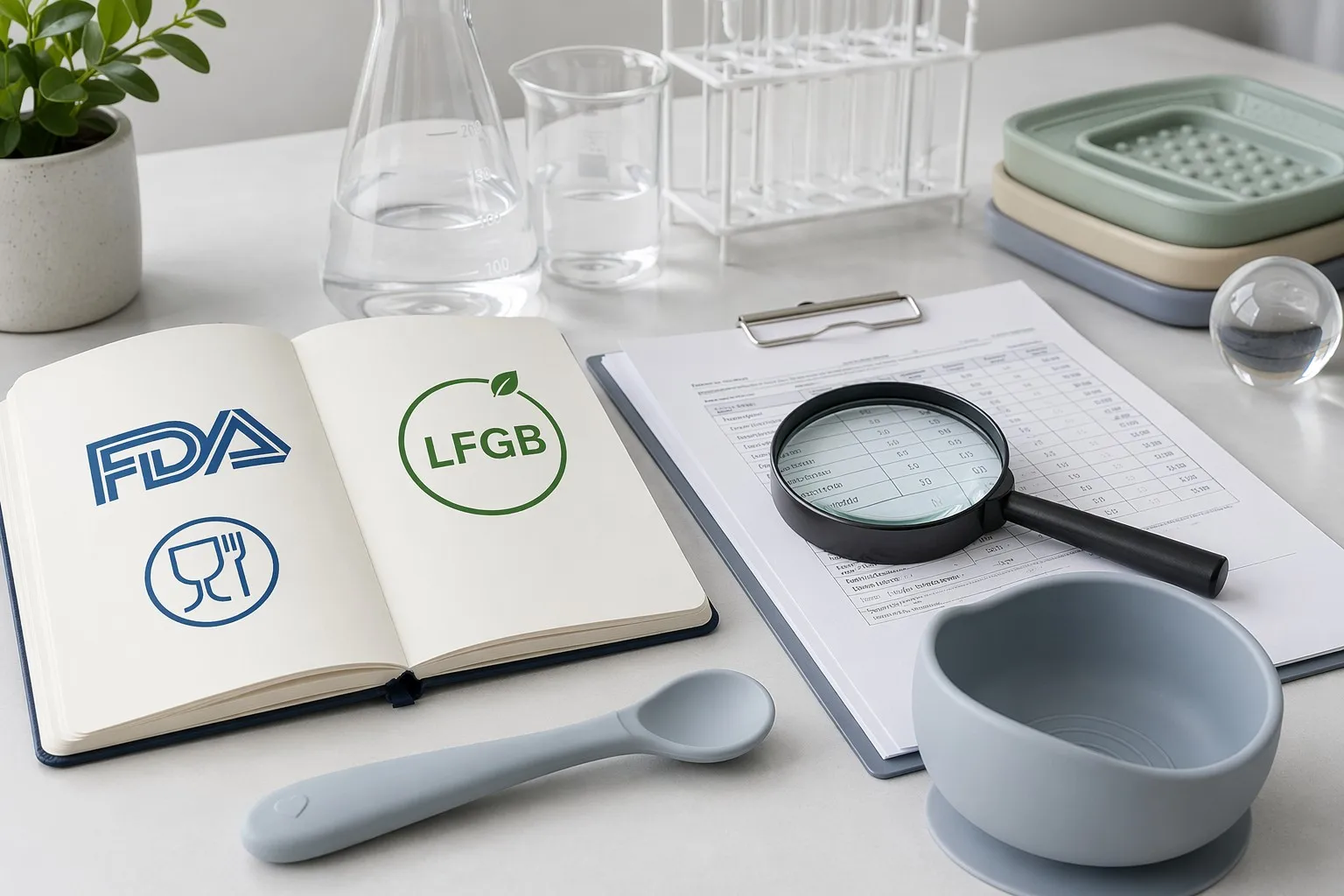 2026 Silicone Sourcing Compliance Guide: FDA QMSR, EU Migration Testing & Italian Standards Explained