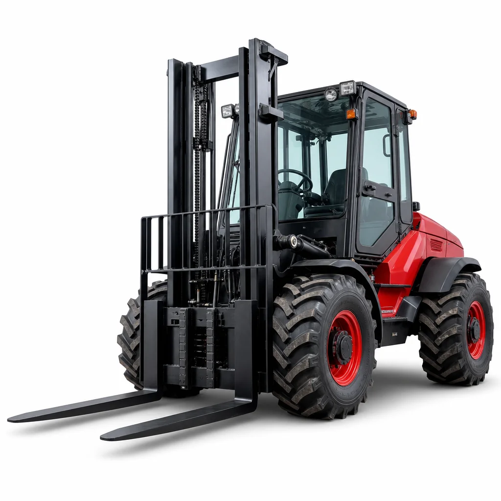 RTF系列重型四驱全地形越野叉车全系列 / RTF-Series Heavy-Duty 4WD All-Terrain Rough Terrain Forklifts (2.5T–7.0T)