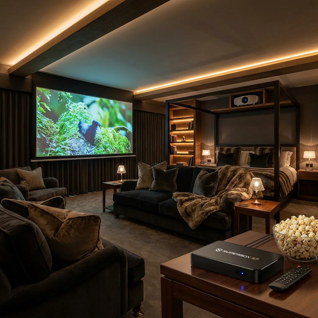 Guest Room Cinema Suite with SuperBox