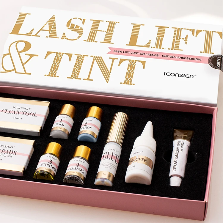 

Laslift las lifting wimpernlifting kit set tinte de cejas profesional lashlift browlift set