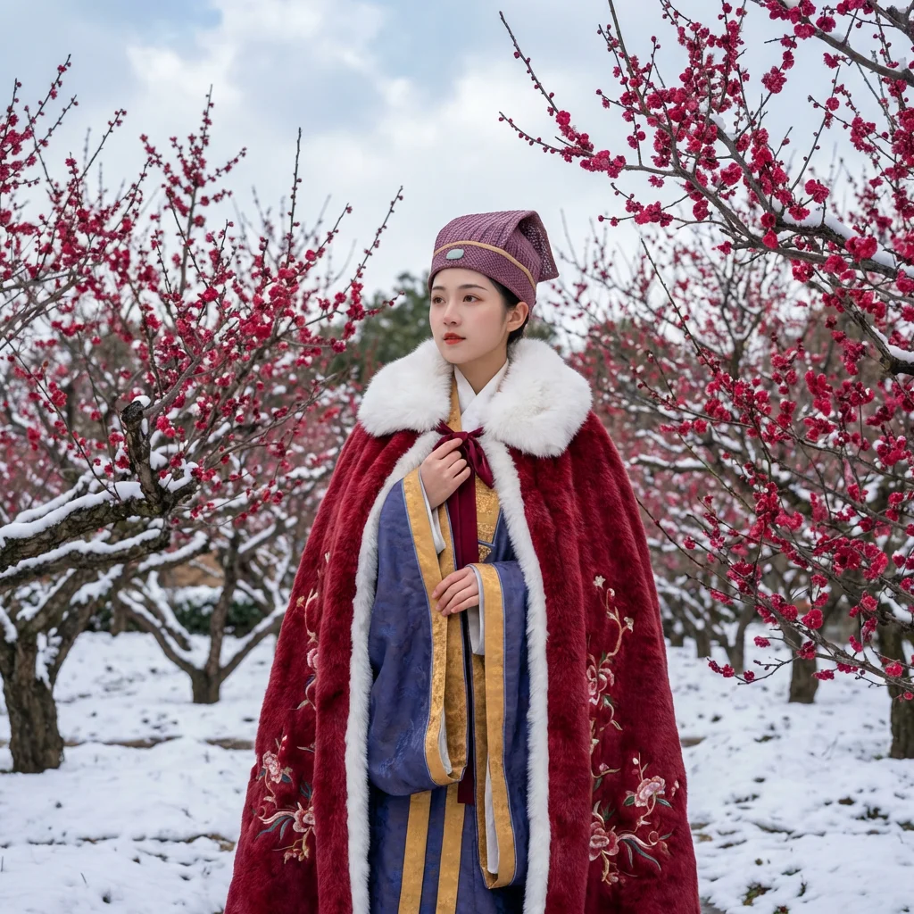 Traditional Tang Dynasty Makeup Style