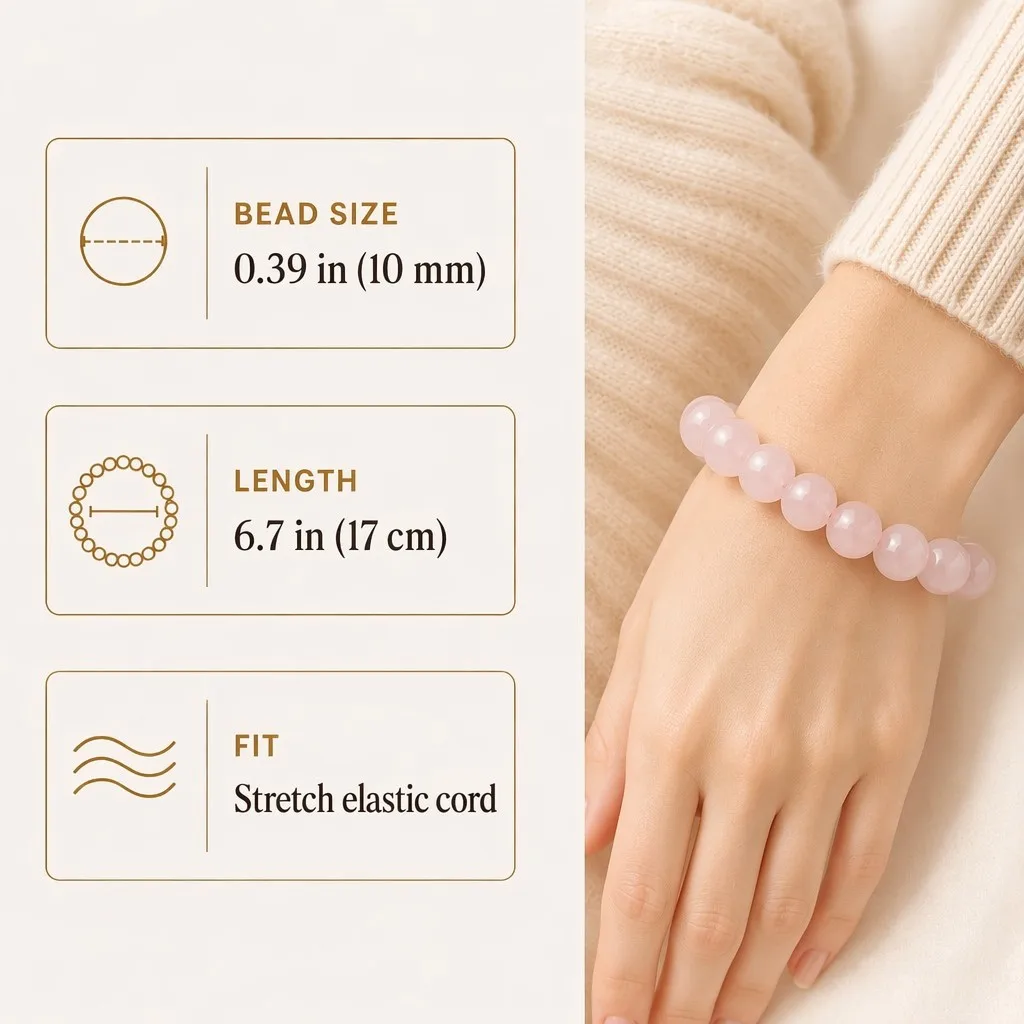The Heart Opener bead size and fit information
