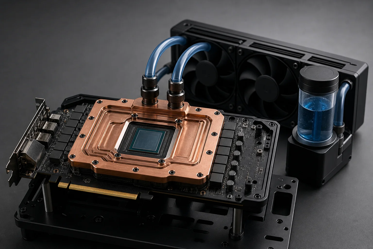 GPU liquid cooling for desktop and workstation builds