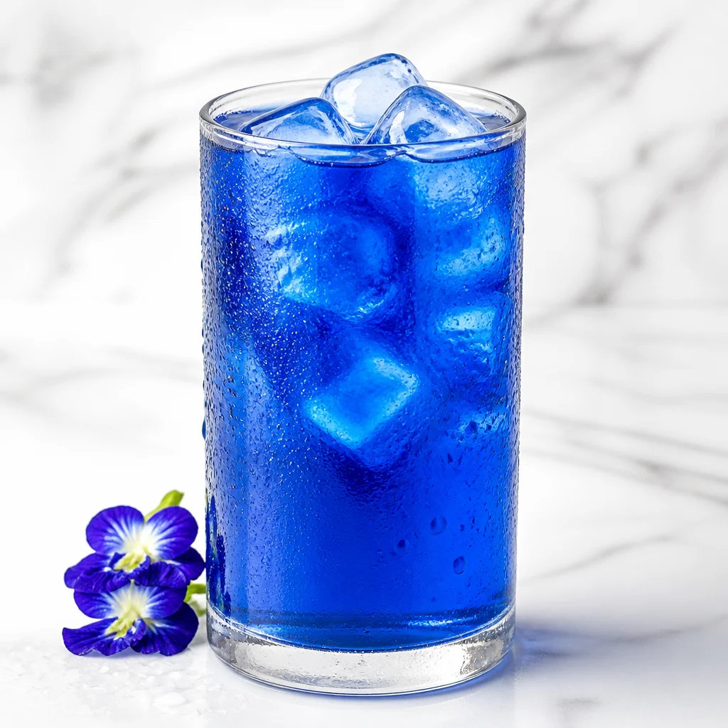 Butterfly pea flower natural royal blue in neutral pH
