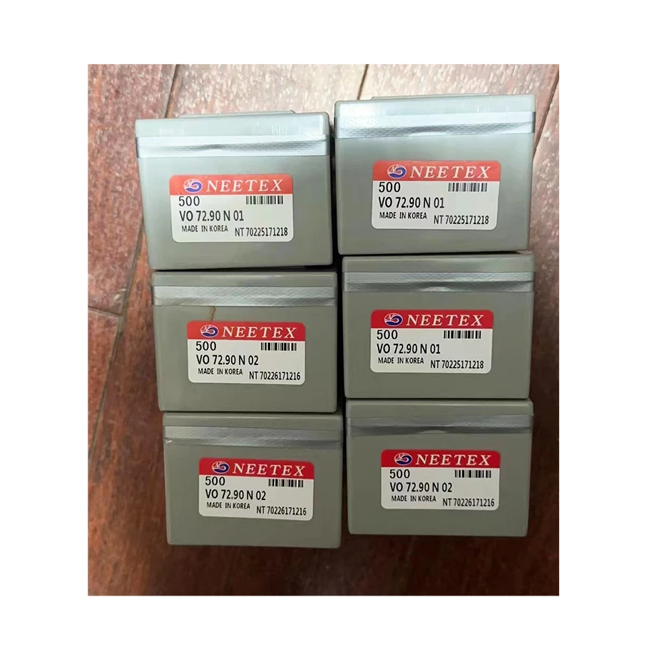 

Suit for Stoll knitting machine knitting needles VO 78 75-04 galga 12 VO 71 75-01 galga 12 VO 72 90-02