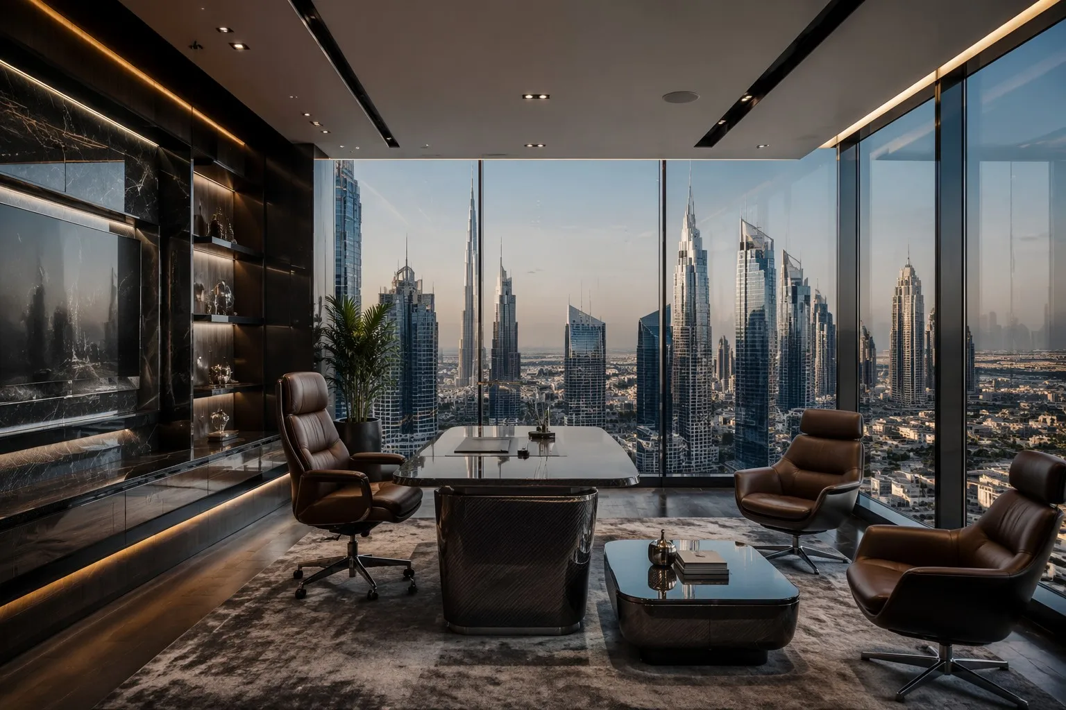 Dubai Luxury: Bespoke Executive Suites with Low-Volume Customization