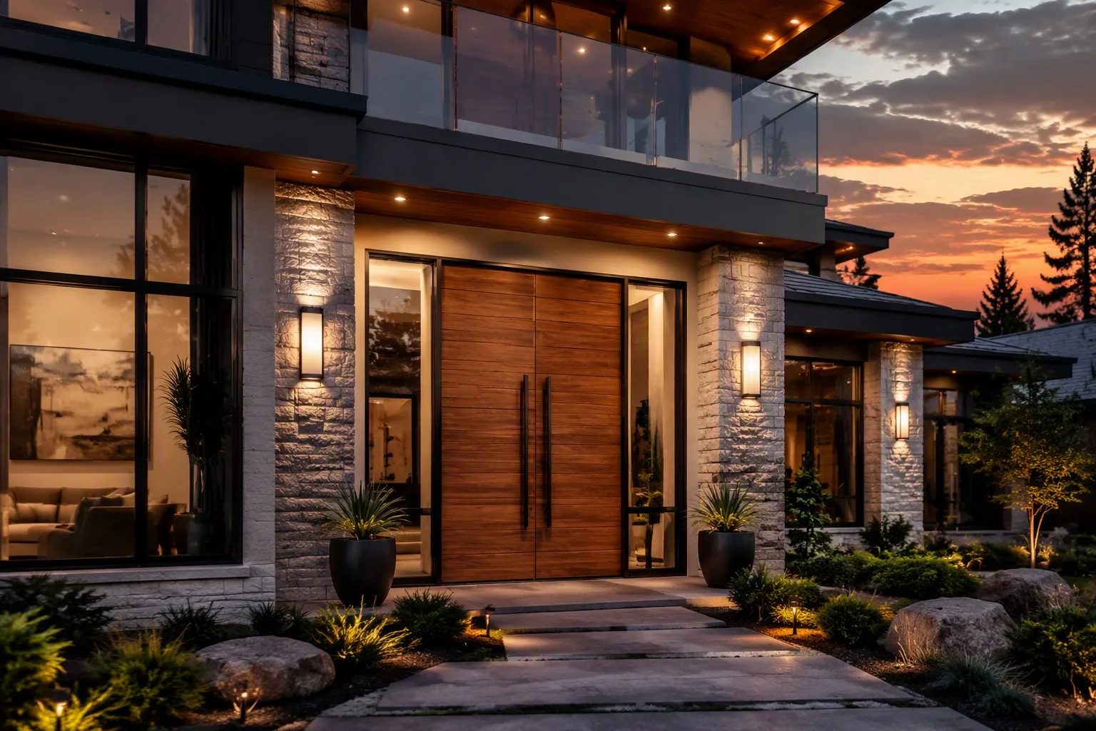 Aluminum Exterior Doors Manufacturer China Factory Price Thermal Break Entry