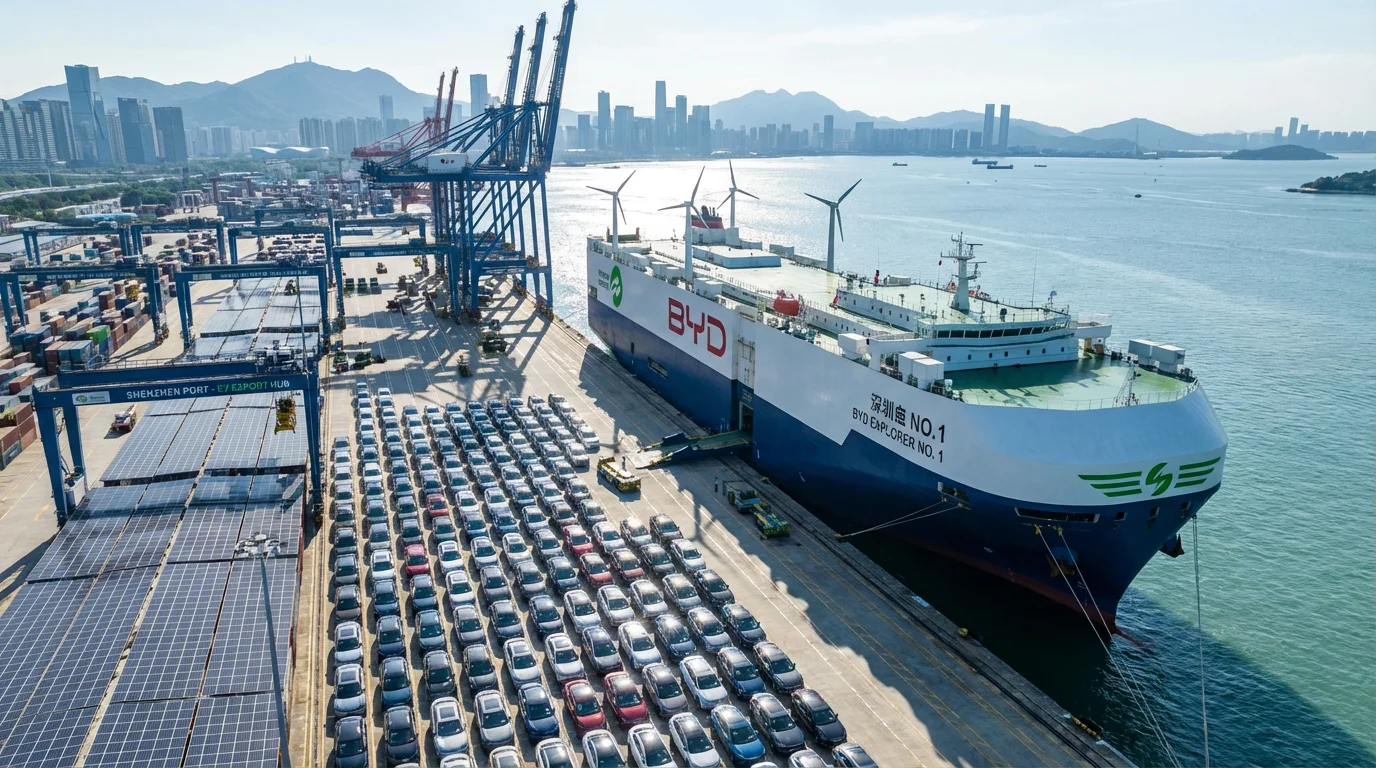 EV Export Shenzhen Port