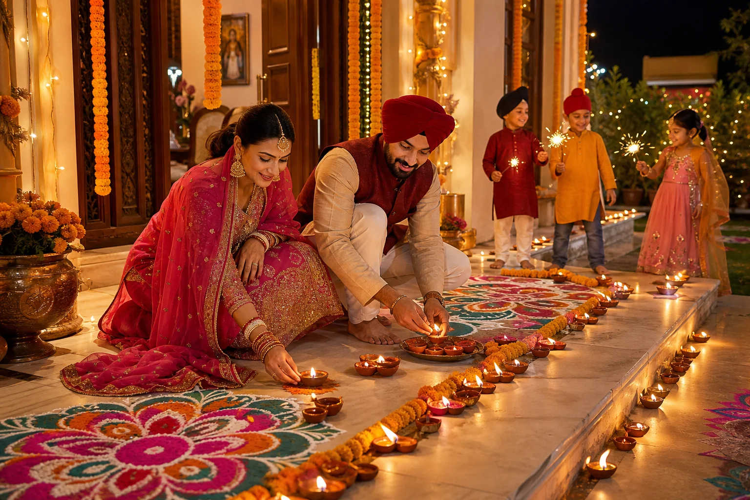 Diwali Traditions in a Punjabi Hindu Household