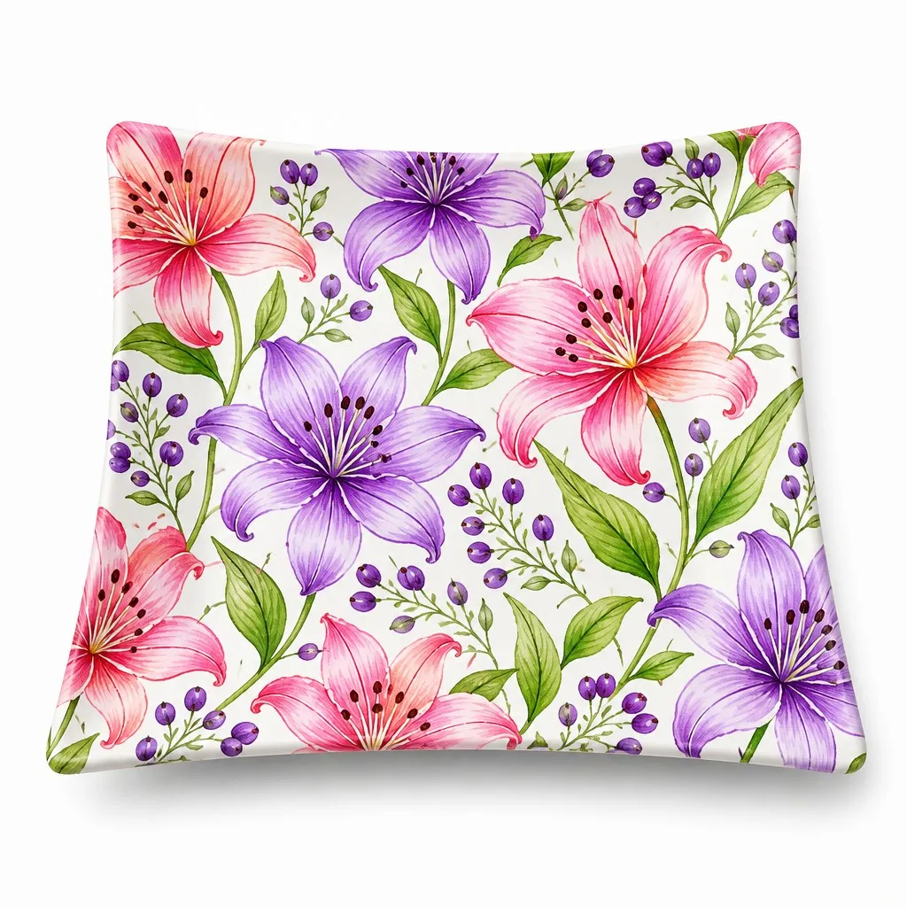 Decal design A pink lavender lilies full coverage