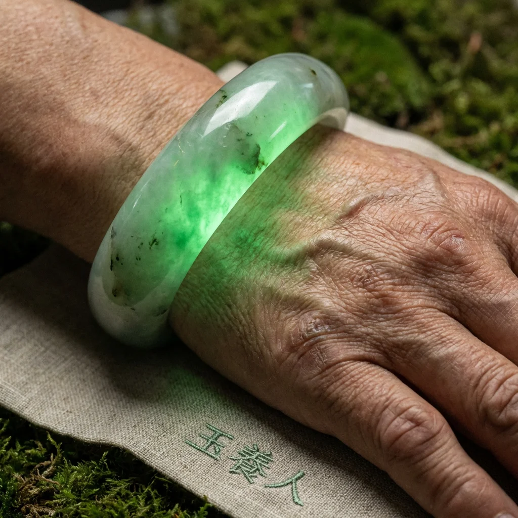 Jade Nourishes Person Theme Skin Bangle