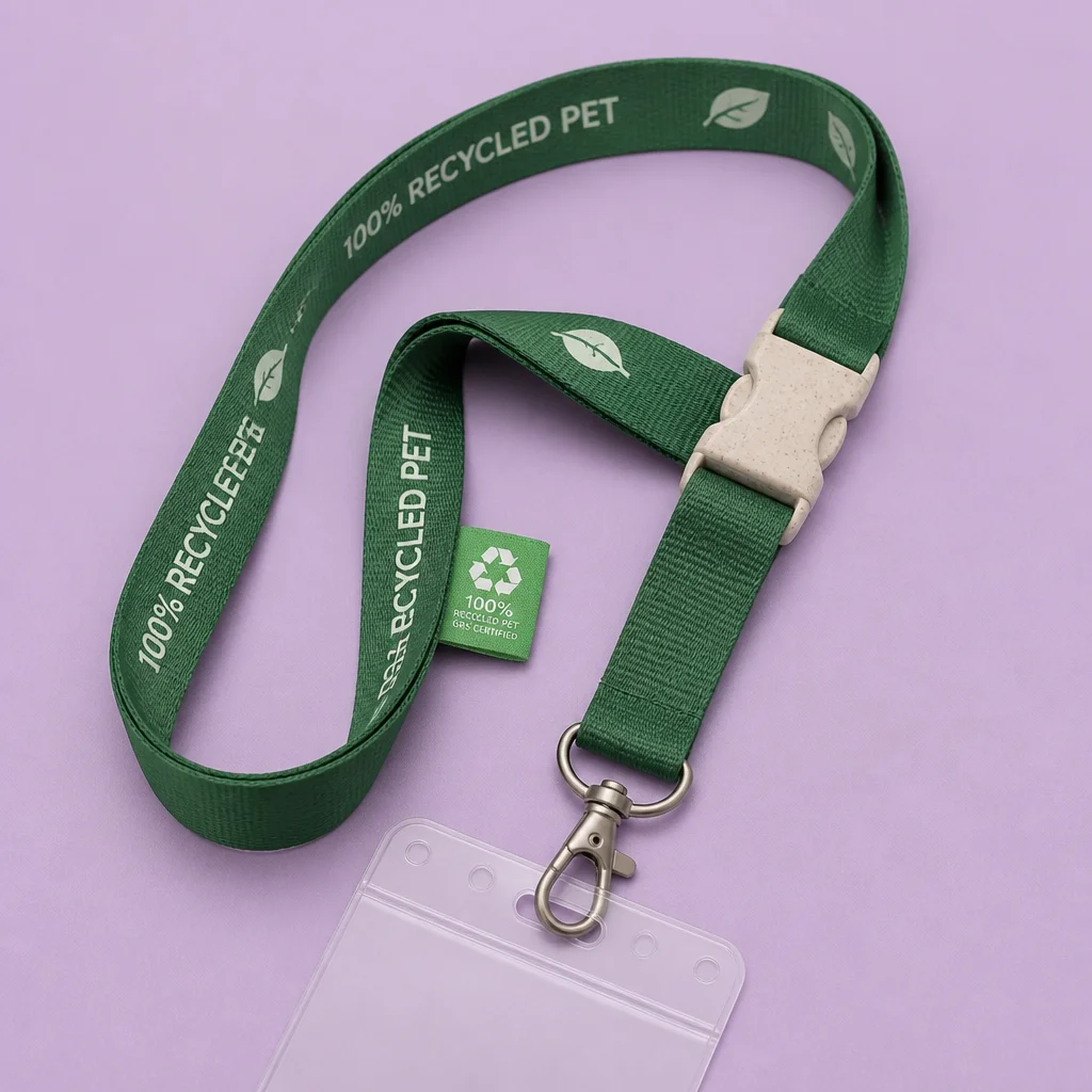 Eco RPET Recycled Polyester Lanyard - Standard Gifts
