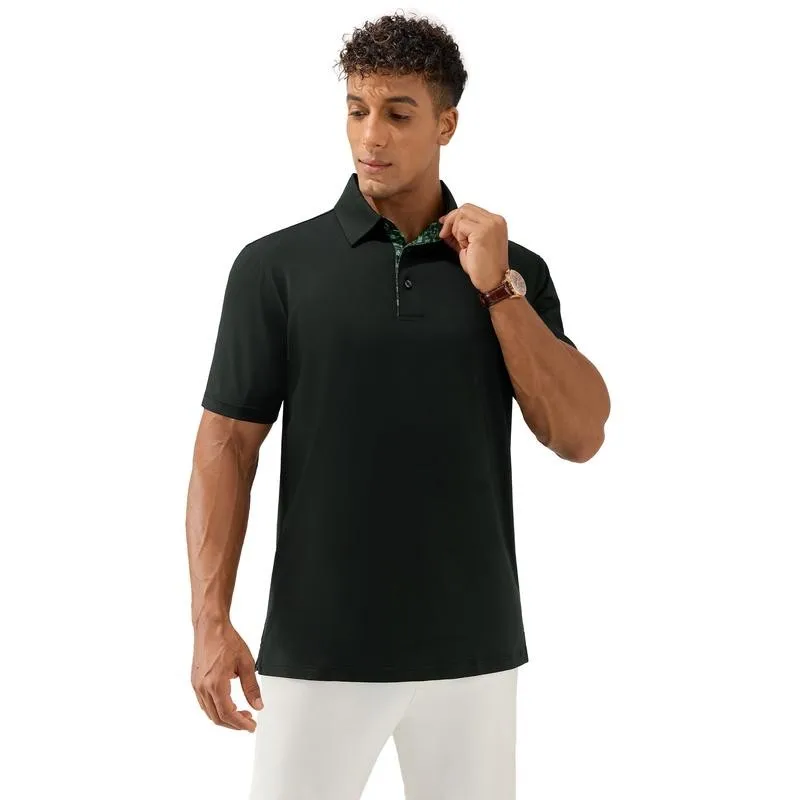 Core Black Polo Fit