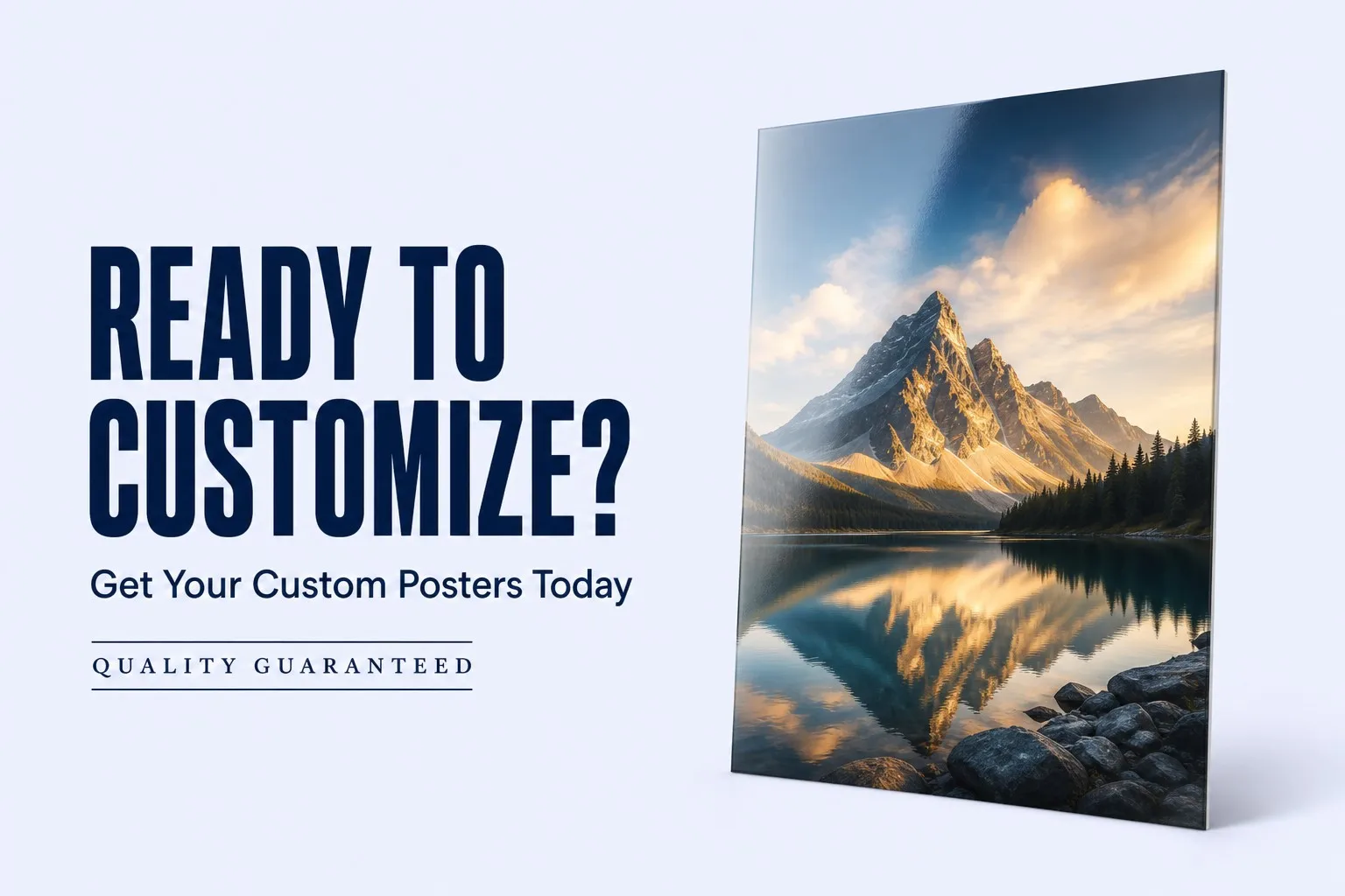 Ready to customize — closing widescreen card