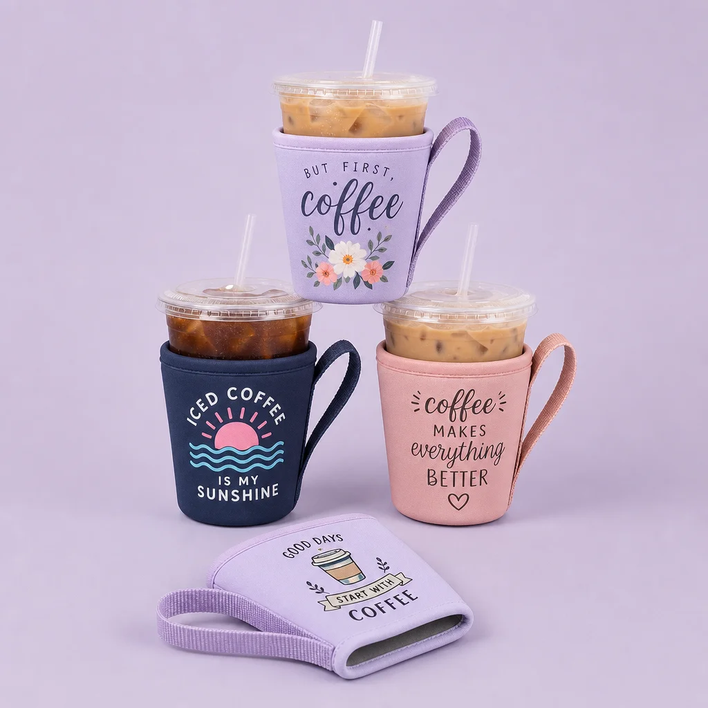 Tapered Iced Coffee Cup Sleeve