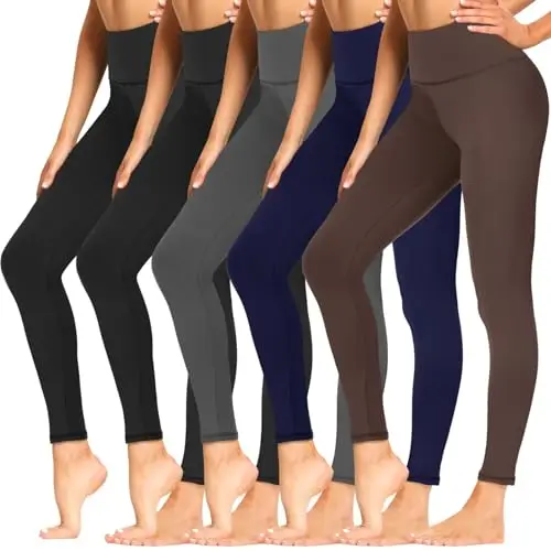 High-Waisted松紧腰头Four向弹力Yoga Pants