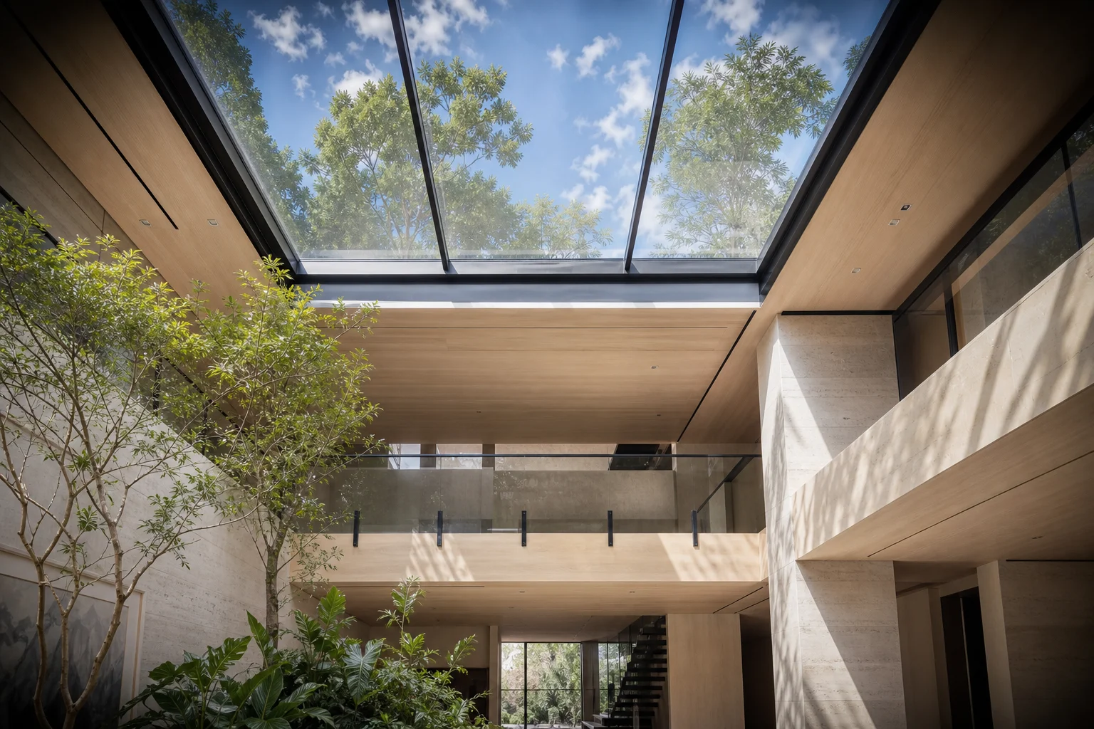 Aluminum Roof Skylight System Richocean Skylight Manufacturer China Factory Price Aluminum Roof Glass Motorized Vent SGP Laminated