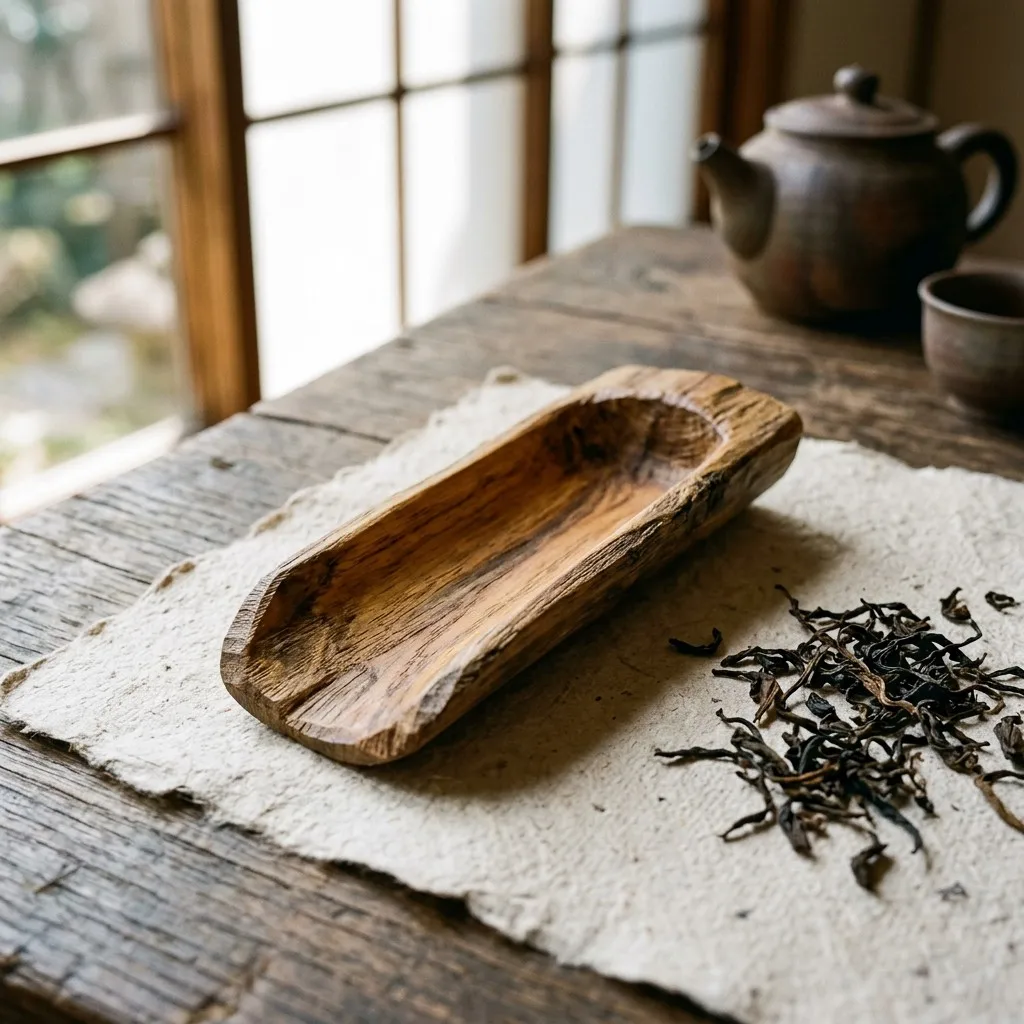素 · 老榆木茶则