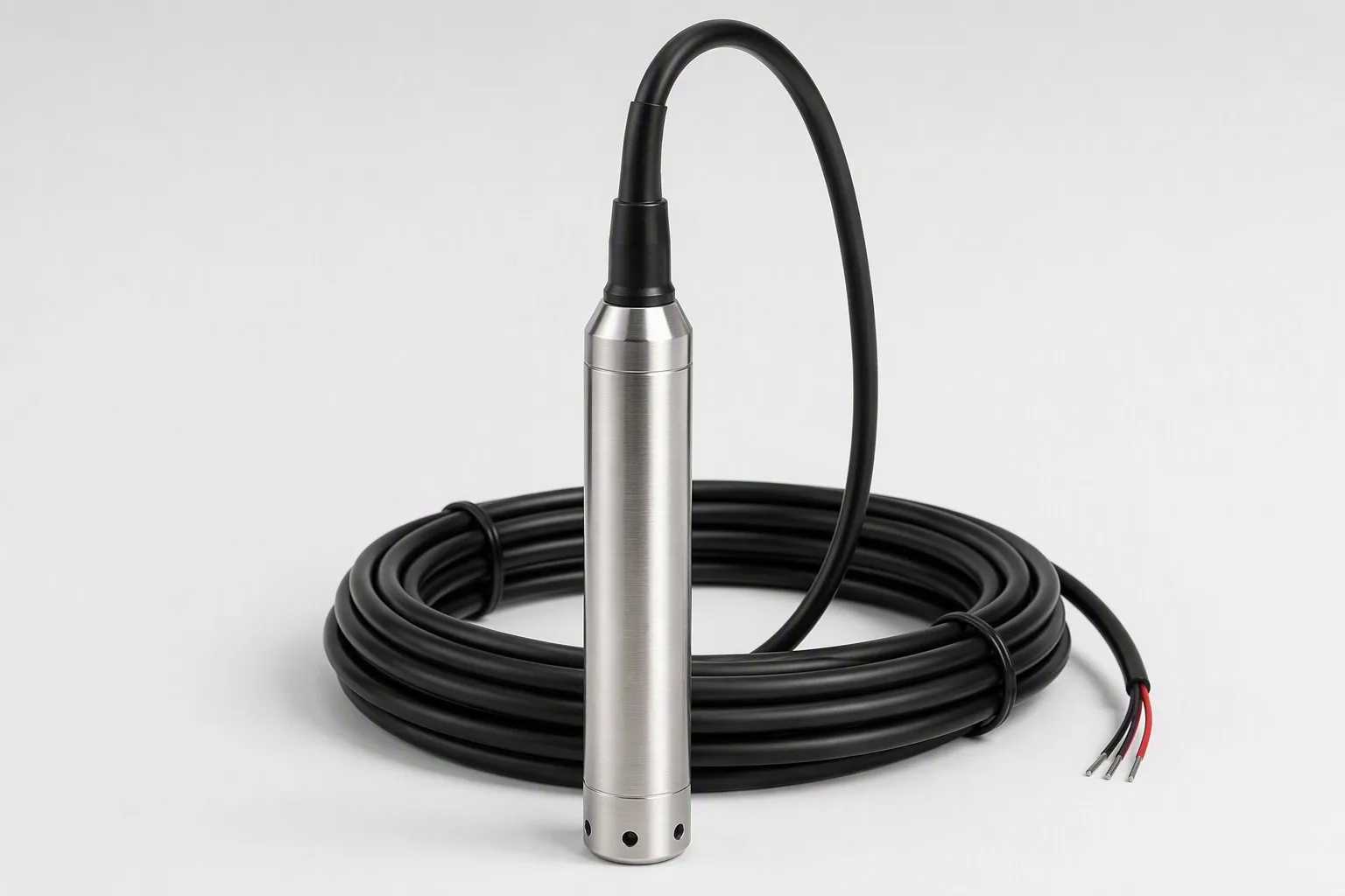 GLT500 stainless steel submersible level transmitter with vented cable