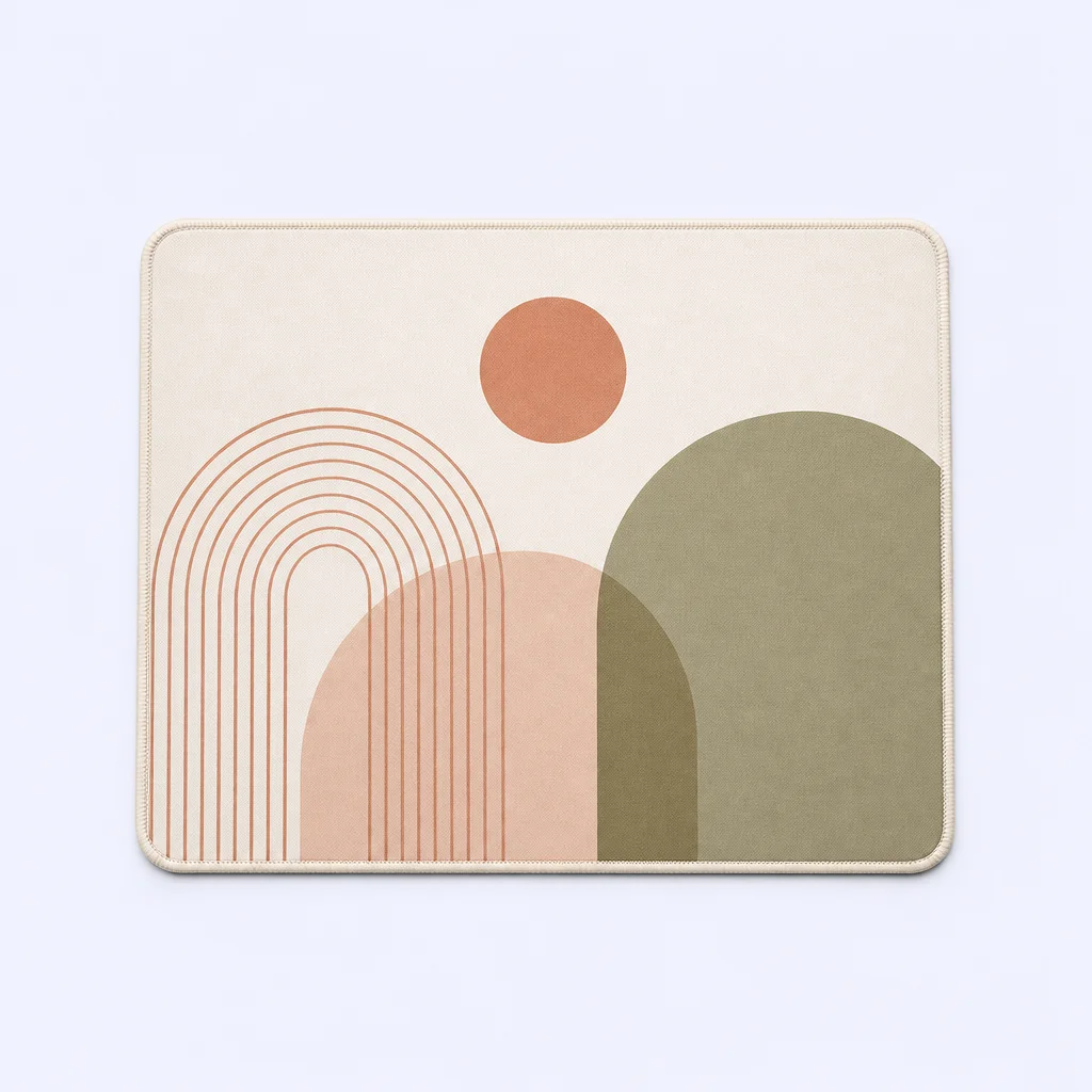 Direct Eye-Level Minimalist Art View