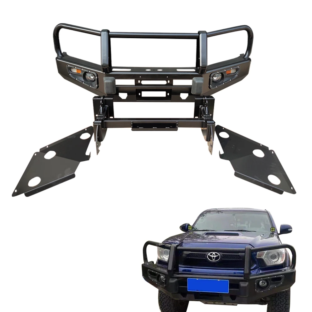 

Off road Accessories Parts Bumper Plates Winch Bull Bar Front Car Bumper Plate Fit For Toyota Tocama With Big Discount