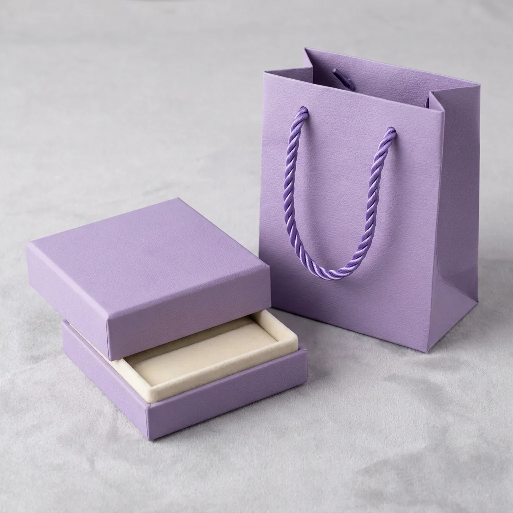 Jewelry Set Bag + Box