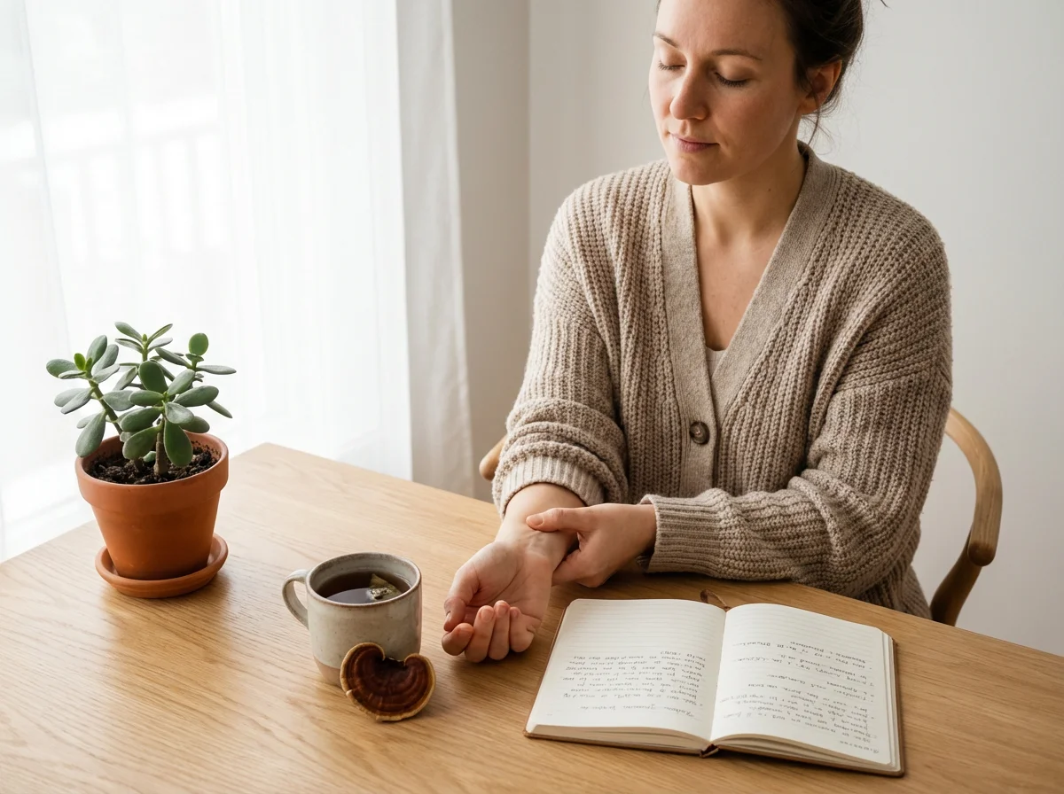 TCM acupressure for stress relief