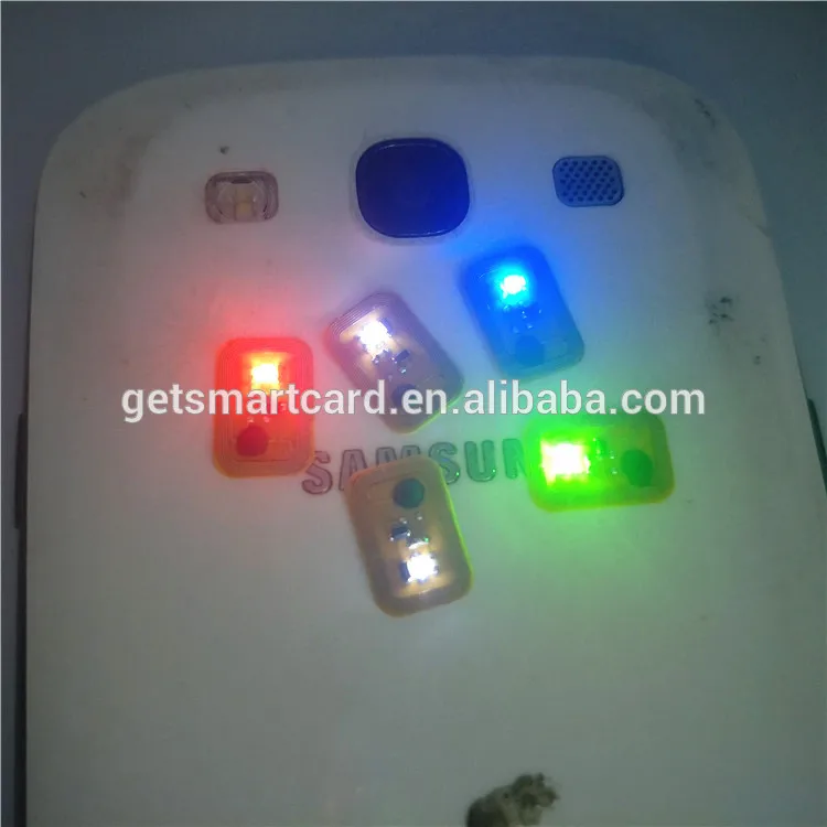 2020 New Fashion Design 13.56MHZ NFC Nail LED Sticker, NFC Nail Art Light Sticker with NFC chip built in for DIY Party Shows