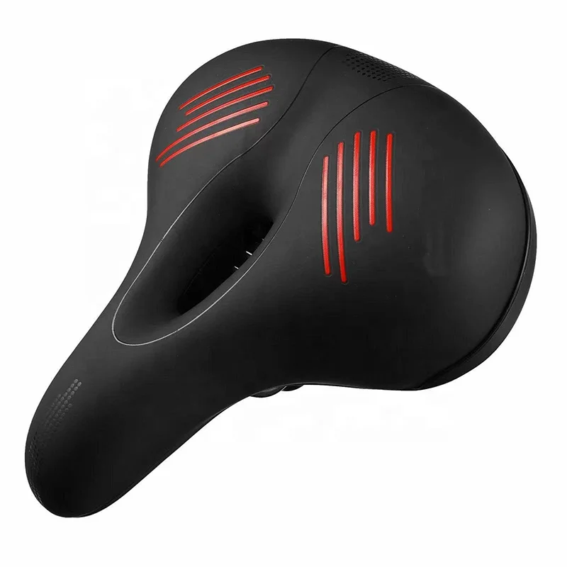 

Bike Seat Made of Comfortable Memory Foam Bicycle Seat with Ergonomic Zone Concept for Men & Women Bike Saddle, Black,black/blue,black/red,as your request