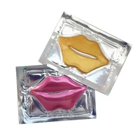 

Custom Beauty Plumpers Cute Gold Pink Cherry No Silicone No Logo Overnight Mouth Gel Crystal Collagen Lip Mask