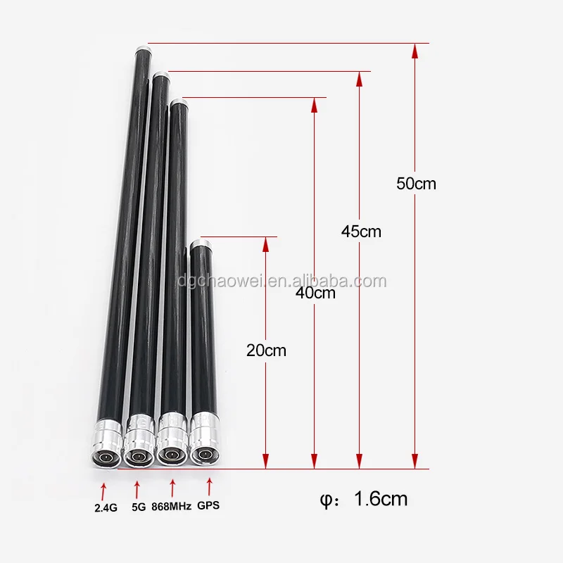 Chaowei 400mm Length 868mhz NB-Iot LoRa Fiberglass Antenna With Sma Connector - ANKUX.COM