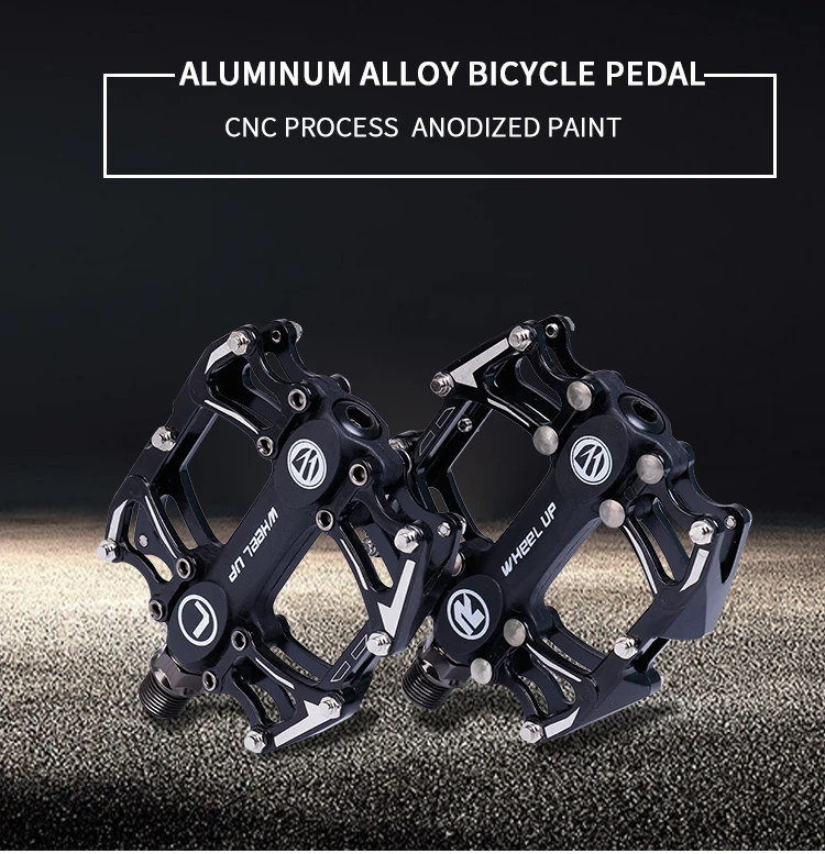 Bike Mountain BMX Pedals Road Bicycle Dual DU Flat 9/16" Alloy Sealed Bearings
