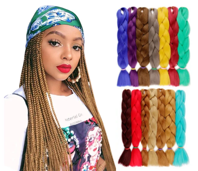 

Moshina 100g 40 color 24 inch synthetic jumbo twist braid hair extensions box brauds ombre jumbo braiding hair, Color list attached