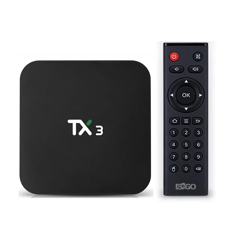 

New products arrival Amlogic S905X3 4K BT4.1 RAM 4GB ROM 32GB/64GB Android 9.0 Tanix TX3 Smart Set Top Box