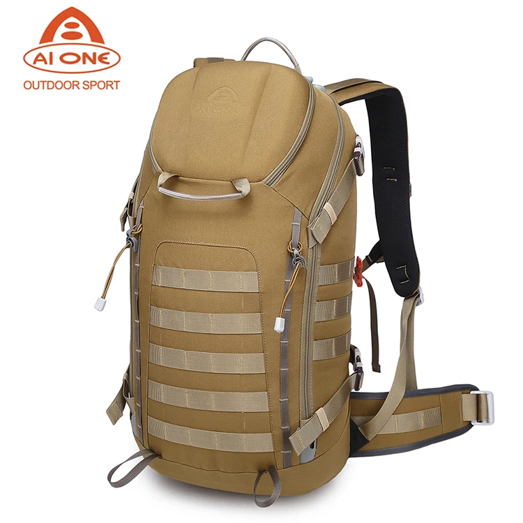 

Travel Waterproof Backpack Outdoors Hiking Camping Pack Gym Mountaineering Bag, Rose red. green ,duck green, orange