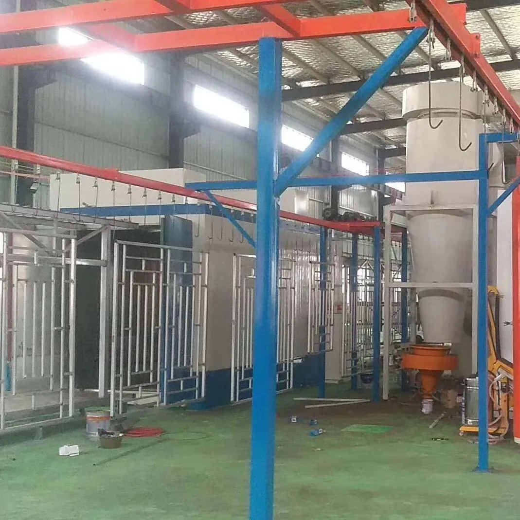 
Production line for bridge powder powder spray painting equipment 