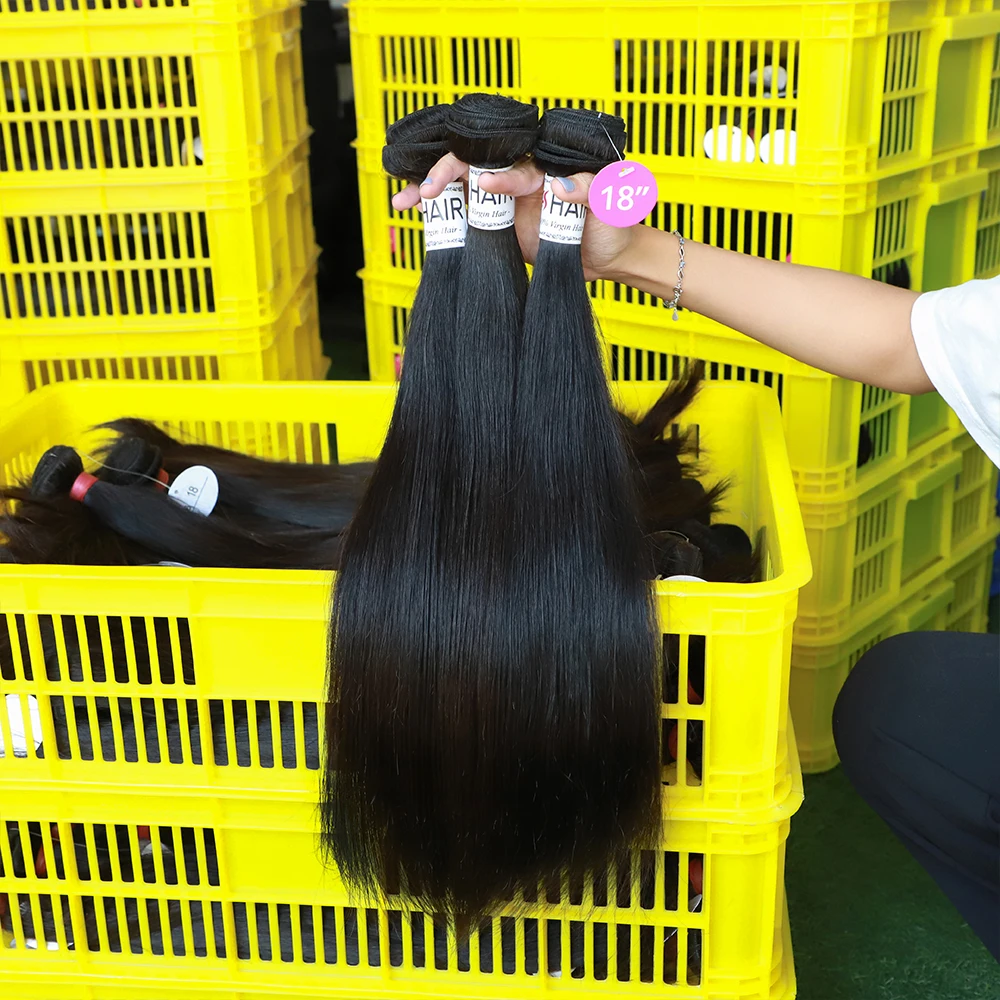 

Wholesale double drawn raw virgin cuticle aligned hair bundles, unprocessed 9a grade wholesale brazilian virgin hair vendors, Natural color