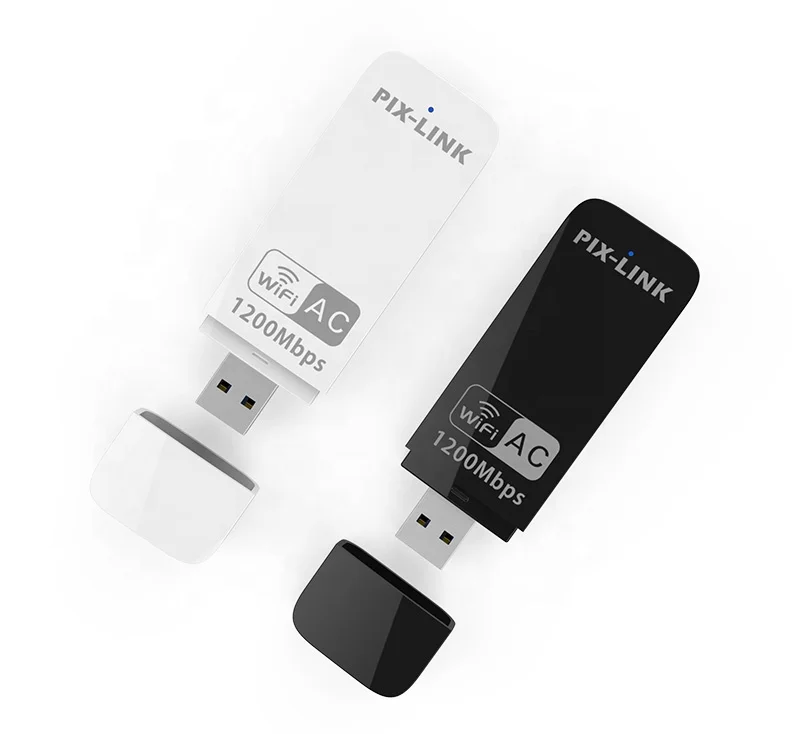 

Hot Selling 1200mbps Wireless Dual Band Dongle USB 3.0 Network Card Wi-fi Adapter, White or black