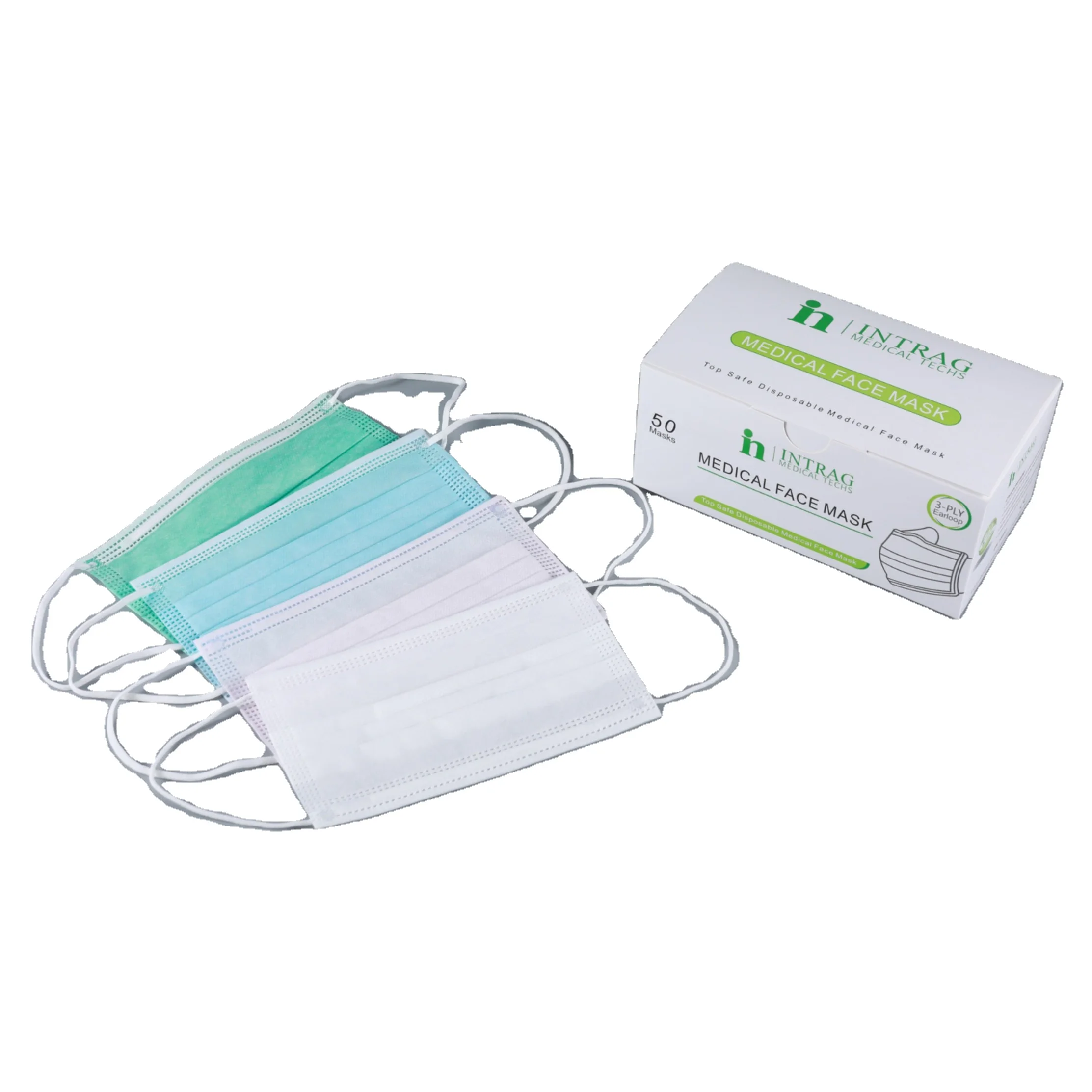 
Medical Face Mask 3ply IIR Type EN14683 And White List 