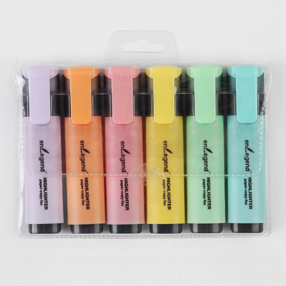Hot Sale Good Quality Vivid Pastel Color Wholesale Highlighter Marker