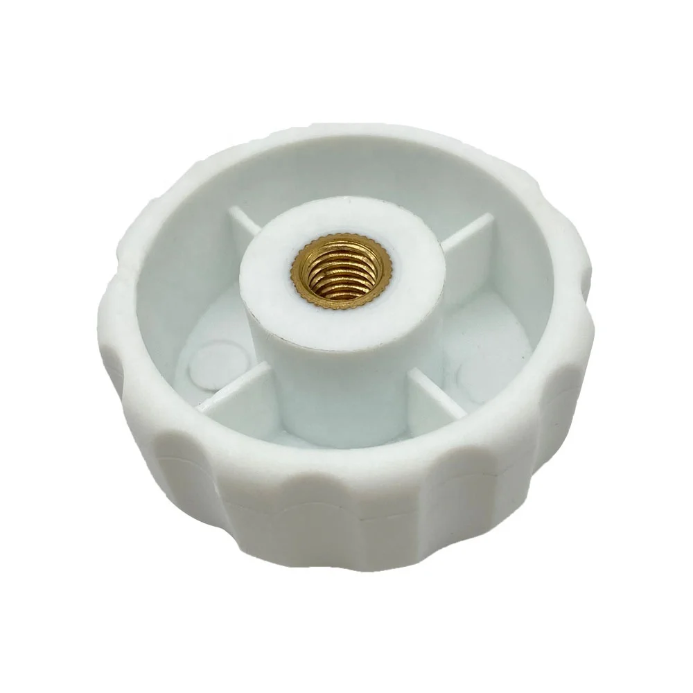 

Factory Wholesale White Furniture Fittings customisable Hardware Nut Plastic Knob