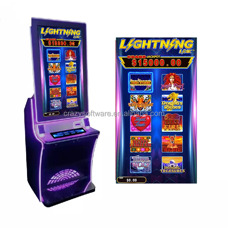 

New Model Adjustable Holding Rate Arcade Game Machine 10 in 1 Lightning Link