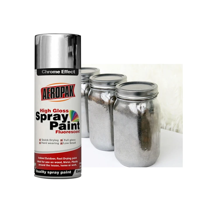 silver spray paint for plastic