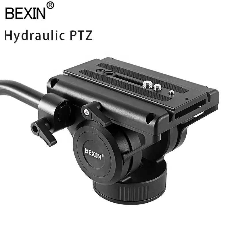 

BEXIN wholesale flexible portable aluminum Panoramic tripod ball Hydraulic Fluid head Holder for Tripod Monopod Video Camera