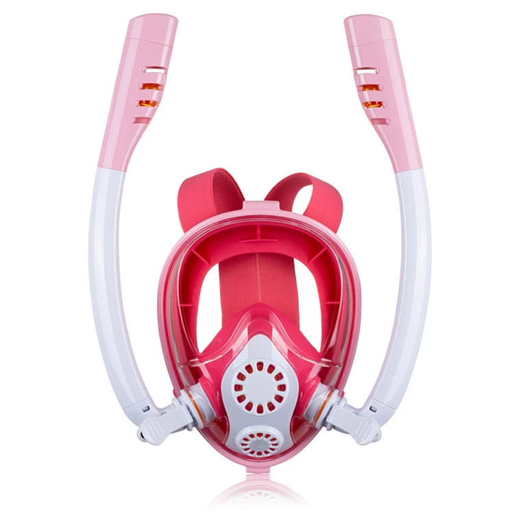 

2021 Vivanstar One Way Respiratory Separation Watertight Full Face Diving Mask