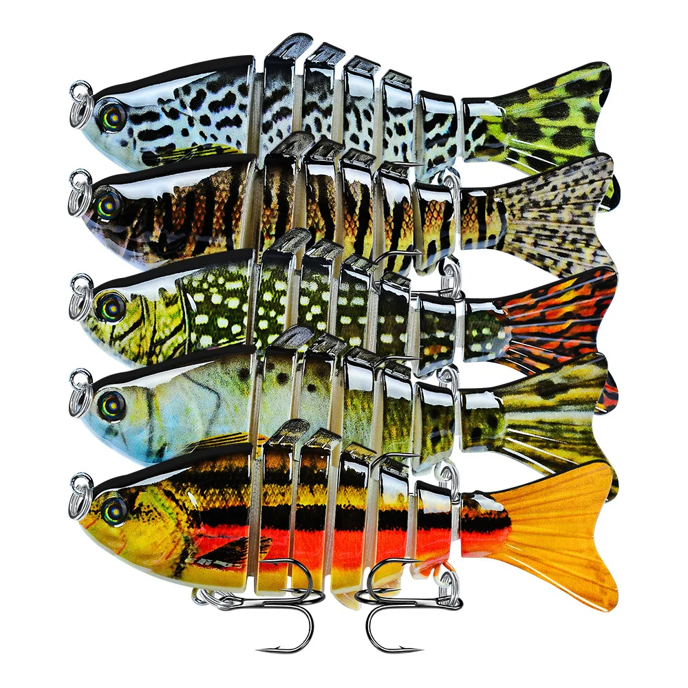 

Jetshark 10cm 15.5g 15colors 7 Section Lure Bionic Lure